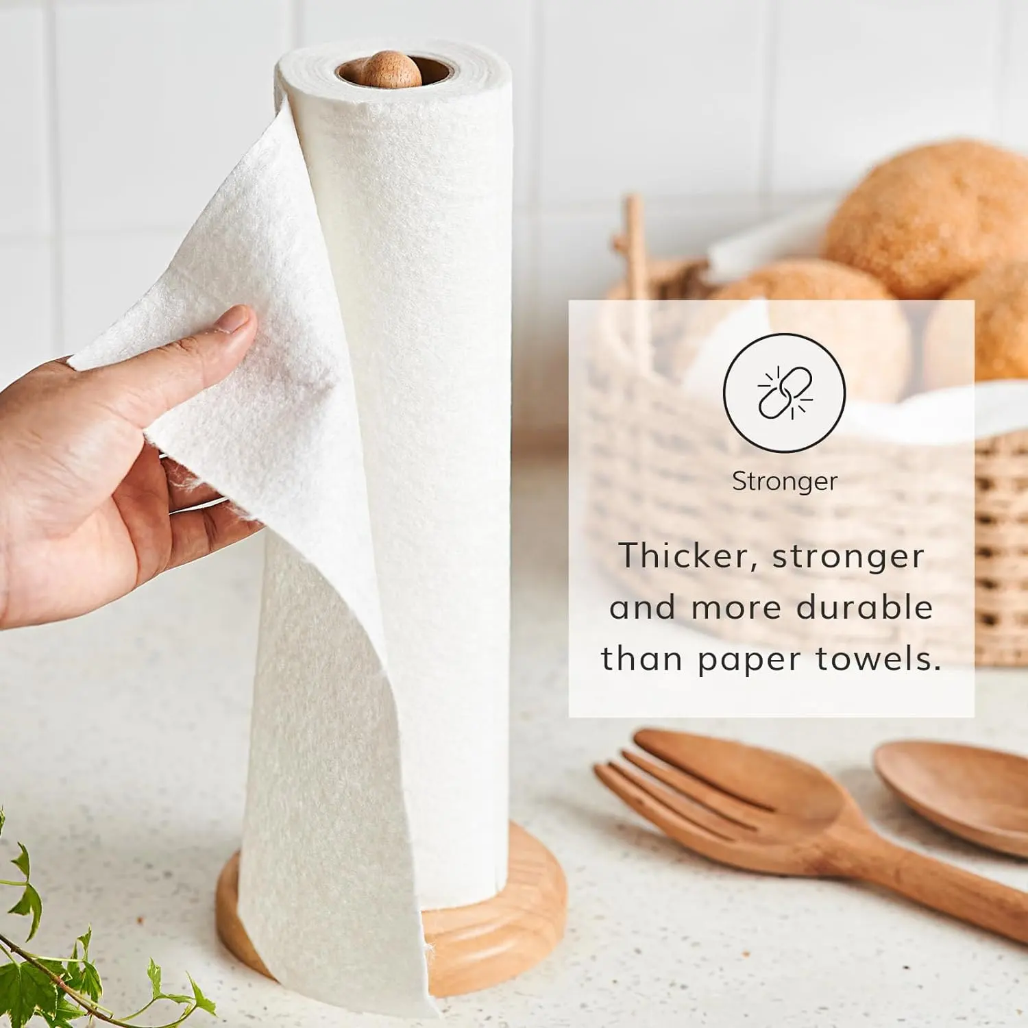 Более толстые прочные моющиеся прочные сверхпрочные бумажные полотенца многоразовые бамбуковые кухонные полотенца