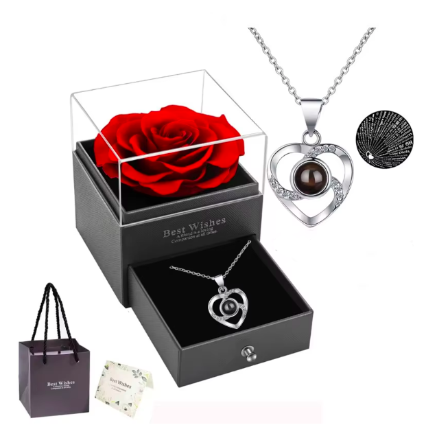 เลิฟแพลตตินัม + ดอกกุหลาบ 1 ดอก