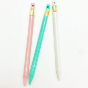 Lápiz mecánico para chicas adolescentes creativas, barato, bonitos lápices mecánicos únicos, lápiz de empuje de bala de plástico con sacapuntas - Product Image 1