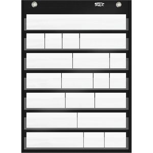 Panel Magnético de Bolsillo con 10 Tarjetas de Borrado en Seco, Negro, Gestión del Tiempo, Regreso a Clases, Panel Rectangular, Calendario - Product Image 3