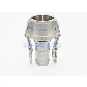 Acero inoxidable 304 acoplador rápido tipo C DN15 DN20 DN25 DN32 DN40 DN50 DN65 Camlock conector de manguera de alta presión