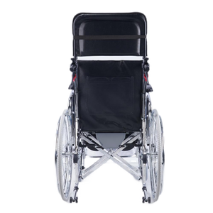 Silla de ruedas plegable manual de servicio pesado con elevador de piernas con inodoro y reposacabezas Quads Movilidad senior para tetrapléjicos - Product Image 3