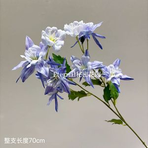 Fleur artificielle Columbine Secret Garden 75cm, style rustique, décorations de mariage - Product Image 2