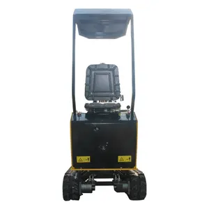 Nhập khẩu một Trung Quốc nhỏ nhất Micro Bagger Đào Máy towable backhoe Crawler 1ton Micro Digger máy