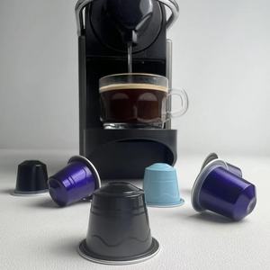 Máquina de cápsulas de café de papel de aluminio portátil de alta calidad desechable con tapa para uso comercial - Product Image 1