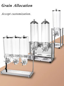 Airuisi Commercial Kitchen Hermétique Réserve Distributeur d'aliments secs Stockage Épaississant Céréales Distributeur de bonbons Portable - Product Image 3