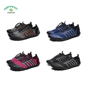 GANXING New Style Unisex Adult Trail Running Sports 5 Toe Non Skid Walk On Beach Swim Water Shoes For Men