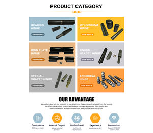 Charnières pivotantes en acier au carbone à fermeture en douceur avec bride à souder pour les rénovations de portes industrielles et l'assemblage du cadre - Product Image 4