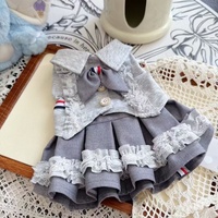 Vêtements de luxe pour animaux de compagnie, robe de princesse en dentelle, jupe tutu, uniforme pour chien et chat