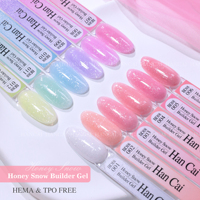 Gel de construction pour ongles sans HEMA ni TPO, 12 couleurs, vente en gros, marque privée, 1 kg en vrac, gel dur pour extension d'ongles, gel de construction, logo personnalisé