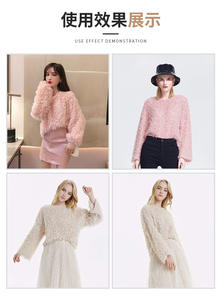 2022 Champagne Grijs Wit Veer Franse Afrikaanse Stof Voor Design Couture Diy Naaien Trouwjurk Gala Jurk Breedte 150Cm - Product Image 6