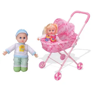 Забавные подарки для девочек, игровой домик, Детская кукла, коляска, игрушки, сделано в Китае