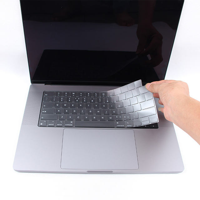 Ultra-thin Transparent Silicone Waterproof Keyboard Film for Macbook Pro M1 A2338 Keyboard Cover A2251 2020 Pro16 A2485