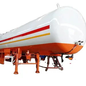 High quality and good price new making 2 axles LPG tank semi trailer