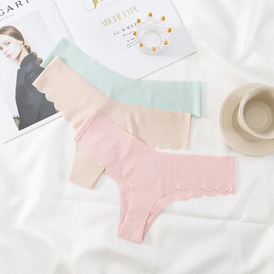 <span class=keywords><strong>Perizoma</strong></span> ultra-sottile da donna in pizzo sexy, <span class=keywords><strong>senza</strong></span> cuciture, in seta ghiaccio, invisibile, erotico - Product Image 2