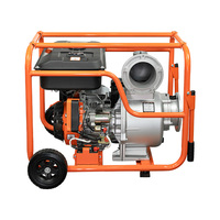 Prix d'usine Pompe à eau à essence portable de 6 pouces 10,5 kw Livraison rapide Pompe auto-amorçante OEM personnalisé pour eau propre Faible