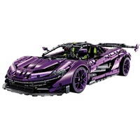 GULY 10617 – Série de voitures 40 pièces, modèle de supercar P1 à l'échelle 1:8, jouet de construction en blocs, modèle éducatif en plastique, cadeau de festival