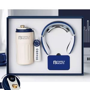 Ensemble cadeau d'affaires personnalisé FX : tasse à café + batterie externe + ventilateur, ensemble cadeau d'entreprise pour Noël, pour hommes et femmes - Product Image 1