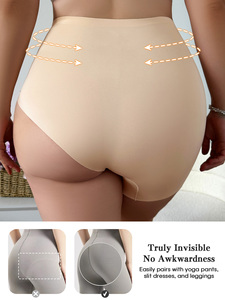 <span class=keywords><strong>Faja</strong></span> de Cintura Alta Sin Costuras <span class=keywords><strong>para</strong></span> Mujer, Ligera, Elástica en 4 Direcciones, Absorbe la Humedad, Delgada, Agradable al Tacto, Cómoda, Transpirable, Cobertura Total - Product Image 2