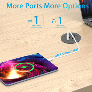 Đồ nội thất nhỏ phụ kiện mở lỗ duy nhất Vòng ổ cắm điện ổ cắm với <span class=keywords><strong>USB</strong></span> 125V đánh giá điện áp NFC mạng cắm loại - Product Image 6