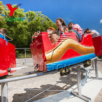 Manège de fête foraine à 16 places, équipement de parc d'attractions, manèges, toboggan, train à thème dragon, mini montagnes russes à vendre