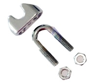 Colliers de serrage pour câbles en acier inoxydable 304 et 316, embouts de câble, pinces pour câbles métalliques