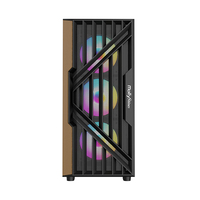 Boîtiers PC AntarcChill Odm Mid Tower en verre trempé, boîtier PC ATX, châssis Mid Tower M-ATX/ITX, armoire en bois, boîtier d'ordinateur MATX