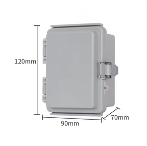 प्लास्टिक जंक्शन बॉक्स वाटरप्रूफ बॉक्स मेटल लैच लॉक बेस प्लेट ip67 कंप्यूटर एब्स 120x90x70 मिमी आउटडोर विद्युत बाड़े - Product Image 3