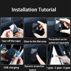 Tùy chỉnh hoạt hình logo Led năng động chiếu xe cửa bước lịch sự chào đón đèn - Product Image 4