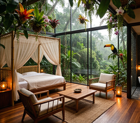 FULLSUMMER Hôtel de luxe Amazon Rainforest : Conception clé en main, fourniture de matériaux de construction, design d'intérieur, personnalisation complète de la maison
