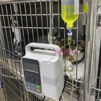 Bomba de Infusión Veterinaria Inteligente con Alarma, Multimodo, Calibración de Precisión, Función de Memoria, Ajustable en Tiempo Real