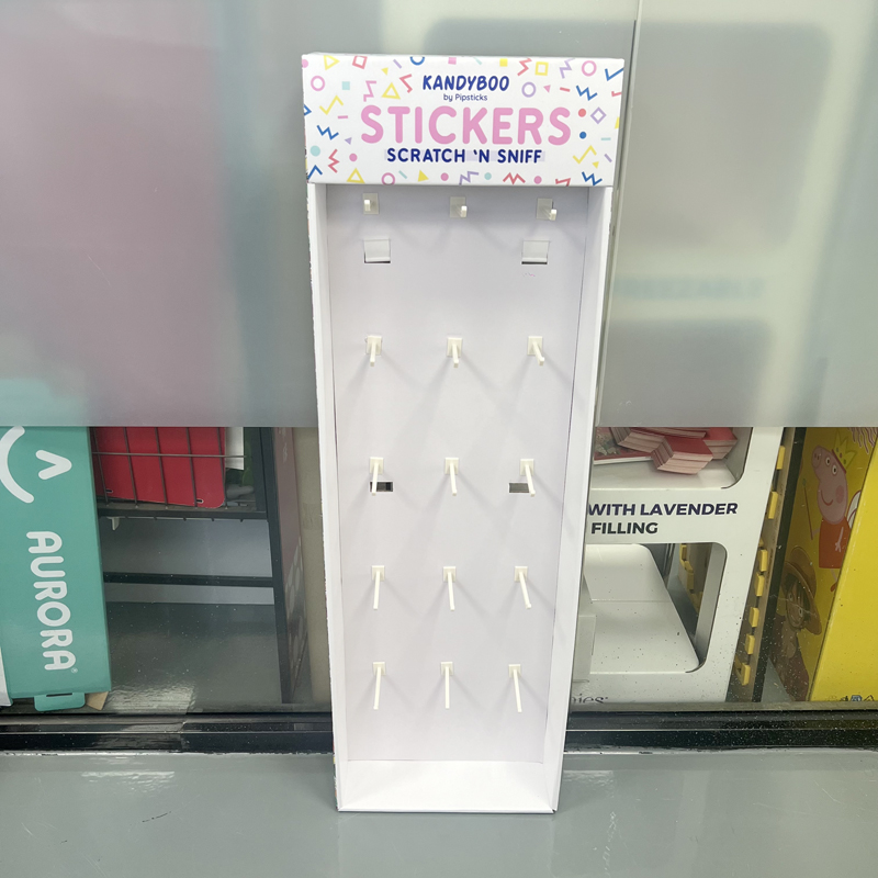 sticker counter display