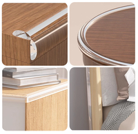 Protections d'angle transparentes en PVC souple, épaisses, avec adhésif renforcé, pour les bords vifs des tables, en vrac