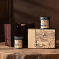 Guyun Inheritance Chinesische Tee-Geschenkbox, Antike Malerei Geprägte Tee-Verpackungsbox für Grüntee Schwarztee Geschäftsgeschenk