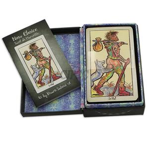 Personalizado tarjetas <span class=keywords><strong>de</strong></span> Tarot cubierta con <span class=keywords><strong>libro</strong></span> jugando a las cartas con bordes <span class=keywords><strong>de</strong></span> <span class=keywords><strong>oro</strong></span> - Product Image 2