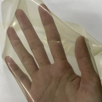 Feuille de Latex Naturel Transparent Ultra-mince de 0.06mm 0.08mm Feuille de Vêtements en Caoutchouc à Haute Abrasion avec Service de Couleurs Personnalisables