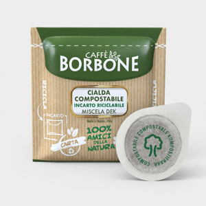 150 Cialde di Caffè in Carta ESE 44 mm Dek Borbone 0,14€/Cialda - Product Image 2