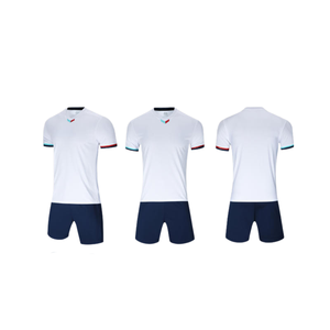 Maillot de football personnalisé unisexe pour adulte, été, polyester, imprimé par transfert thermique, 220g, uniforme de sport extérieur - Product Image 3