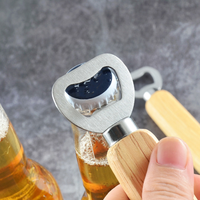 Ouvre-bouteille en bois personnalisé, écologique, à prix d'usine, pour bière