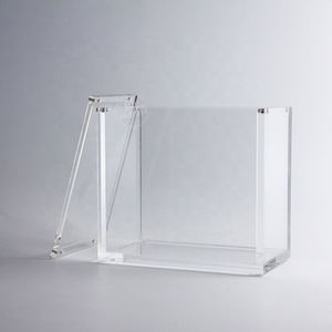 Étui de présentation en acrylique FX Custom Clear UV-Resistant moderne pour boîte d'entraînement d'élite Pokémon (ETB) avec trou pour le doigt - Product Image 5