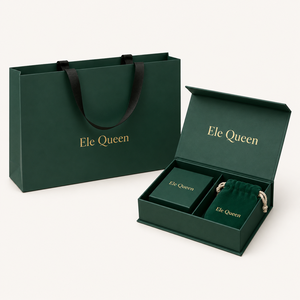 Premium Flip Top Magnetic Jewelry Gift Box Set for Bracelet Necklace with Custom Logo Printing paper packing boxes - Product Image 4