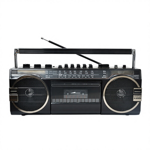 Reproductor de Casetes Retro Portátil, Radio AM FM SW, Grabadora de Casetes, Reproductor de MP3 TF, Sistema de Audio BT para el Hogar y Exteriores - Product Image 1