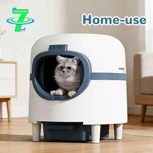 DSDT Smart Litter Box <strong>Cat</strong> 003 Fully Automatic <strong>Cat</strong> Toilet Easy Clean Large Space Chamber (15L Inner Space) Odor Removal Function - Product Image 2