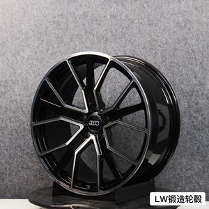 Llanta deportiva de 17 pulgadas con rueda forjada de aleación nueva ET de 20mm acabado negro mate - Product Image 6