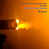 Pistolet à eau électrique avec effet de feu 730ML, pistolets à eau automatiques, jouets d'été en plein air pour enfants