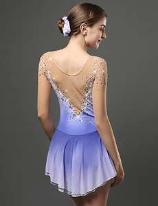 LIUHUO — robe de skate, style <span class=keywords><strong>tutu</strong></span>, maille, manches longues, couleur chair, tenue de spectacle pour enfants, bon marché, - Product Image 6