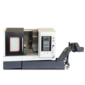 Fabrika doğrudan satış otomatik CNC torna merkez makinesi TCK56 eğimli yatak CNC torna makineleri