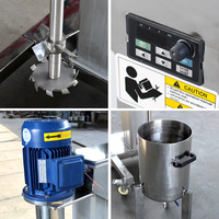 Machine de fabrication de savon liquide Disperseur à grande vitesse à double disque Mélangeur chimique Mélangeur d'encre