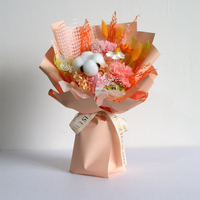 Rose éternelle préservée fleur sèche éternelle enveloppant des bouquets de fenêtre pour la fête des mères