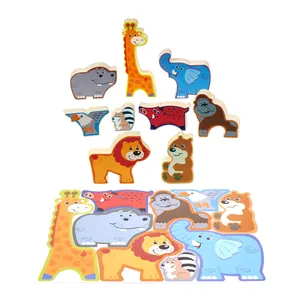 PLAYGO klassisches Spielzeug-Puzzle heiße Cartoon-Tier-Kreativ-Puzzles Kinder Intelligenz